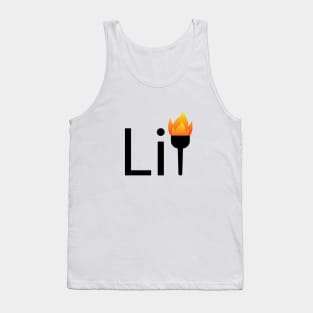 Lit artistic design Tank Top